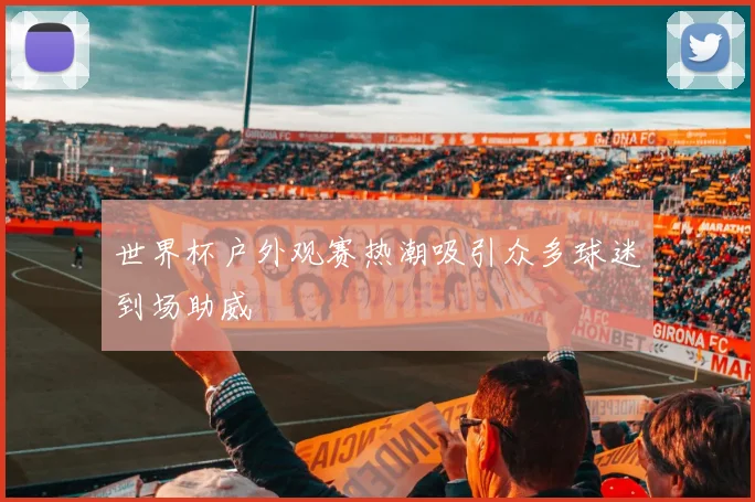 世界杯户外观赛热潮吸引众多球迷到场助威